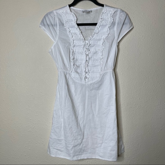 LOFT Tops - Ann Taylor LOFT White Tie Waist Blouse Top
